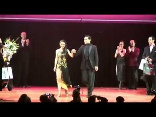 Coronación 5 primeros.  Final Escenario. Mundial de Tango 2014