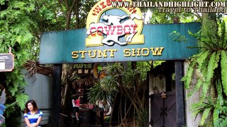 Western Cowboy Stunt Show Safari World Bangkok Thailand