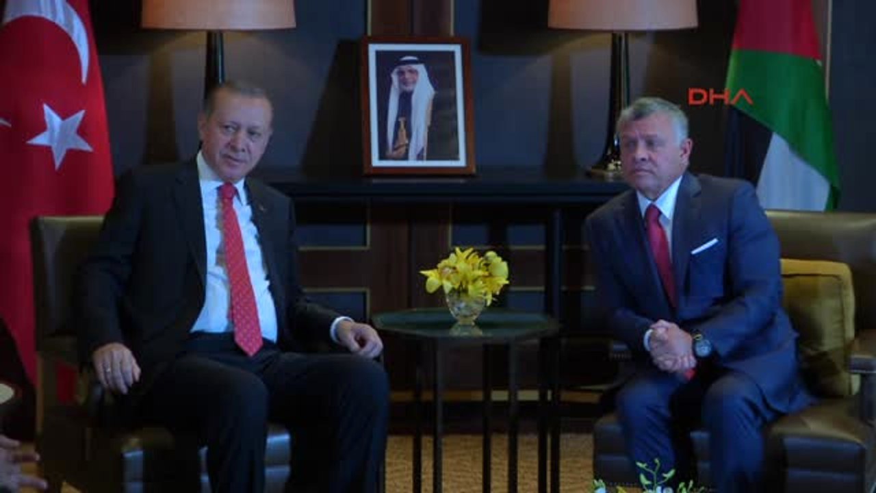 Cumhurbaşkanı Erdoğan, Ürdün Kralı 2. Abdullah ile Görüştü