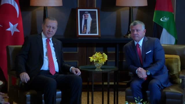 Cumhurbaşkanı Erdoğan Ürdün Kralı 2. Abdullah ile Görüştü