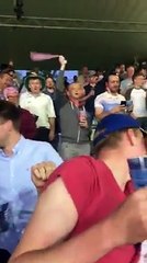 Cricket fans at Edgbaston Stadium