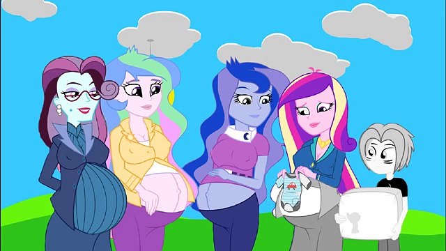 Animación libro para colorear amistad Chicas Es inferior magia embarazada transformadas con ✿ mlp equestria