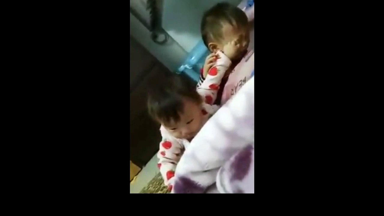 Funny Baby Fighting