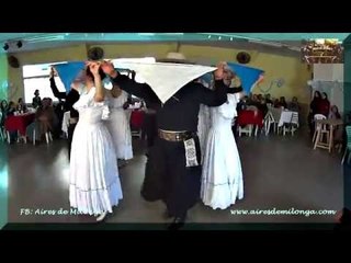 El Pericón Nacional Argentino  Grupo  De mis Pagos, en Milongueña peña y milonga Buenos Aires