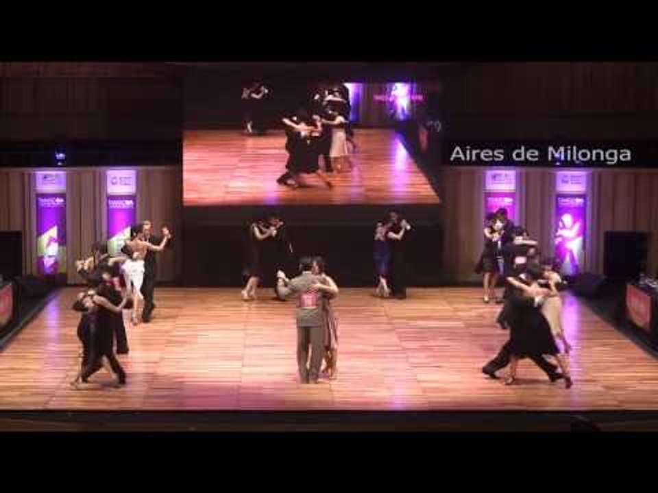 Mundial de Tango 2016, Semifinal pista  Ronda 3