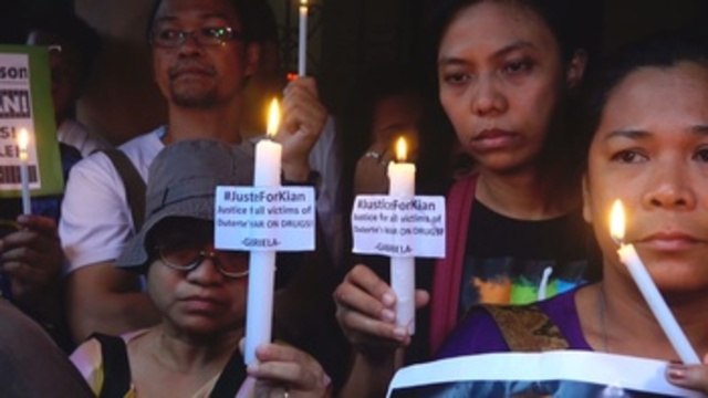 Protestan en Filipinas tras la muerte de un joven en la guerra antidroga de Duterte