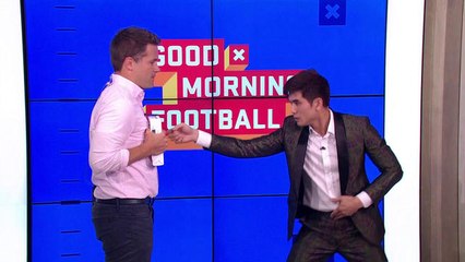 Kyle Brandt gets hit with 'The Inch Punch' by Philip Ng