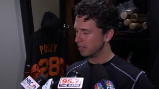 Buster Posey catches himself sounding like Hunter Pence in postgame interview