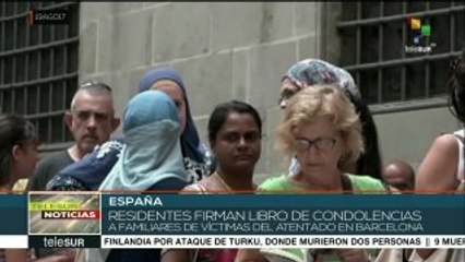 Celebran en Barcelona misa en honor a las víctimas de atentado