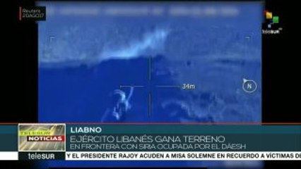 Ejército libanés avanza en su lucha contra Daesh en la frontera siria