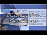 2 de Abril es dia de héroes en la Argentina. Las Malvinas son argentinas