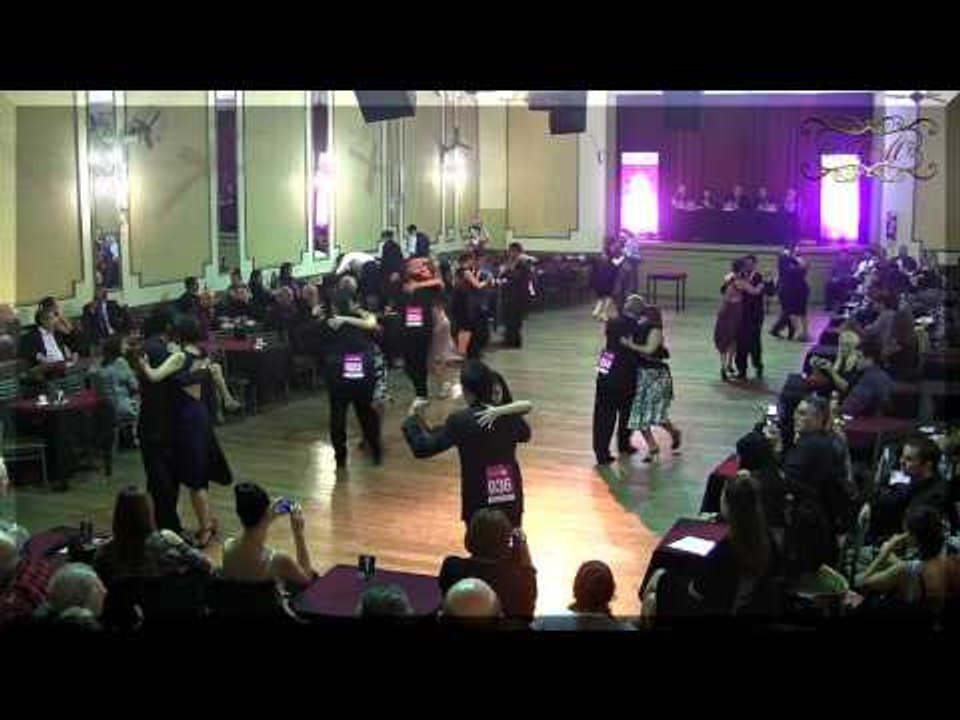 Campeonato de la Ciudad, 2017, ronda 2 milongas.  Yira Yira