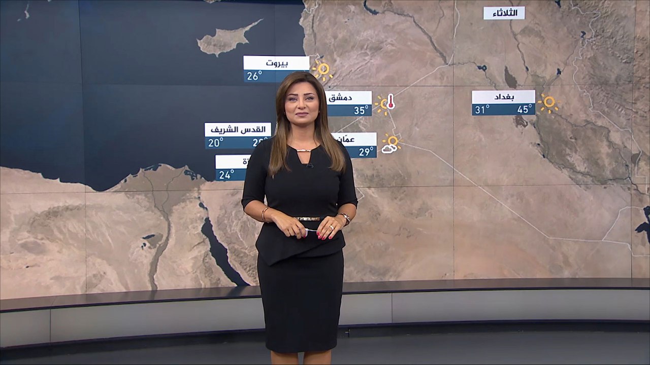 النشرة الجوية الثانية 21/08/2017