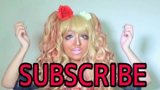 ガングロギャルメイクしてみた/Japanese GANGURO Big Eyes MAKEUP Tutorial