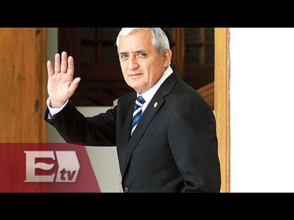 Renuncia el presidente de Guatemala, Otto Pérez Molina / Titulares de la tarde