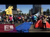 CNTE renovará campamento en el Monumento a la Revolución / Vianey Esquinca