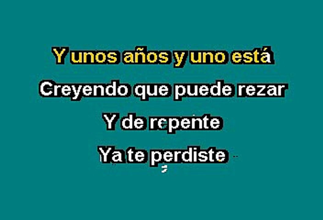 Afuera - Caifanes (Karaoke)