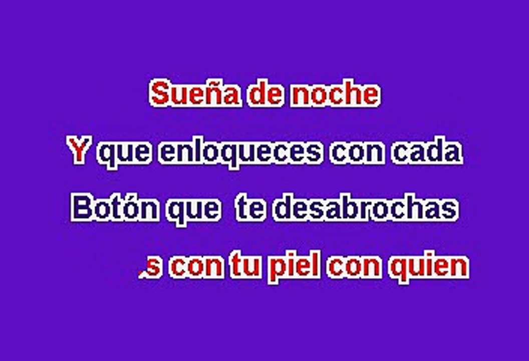 AMIGA MIA - ALEJANDRO SANZ (KARAOKE)