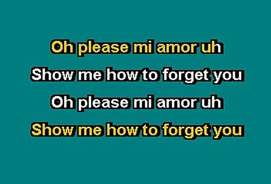 Aventura - Enséñame a olvidar (Karaoke)