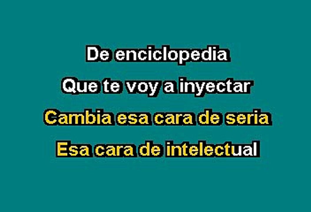 Calle 13 - Atrévete-te-te (Karaoke)