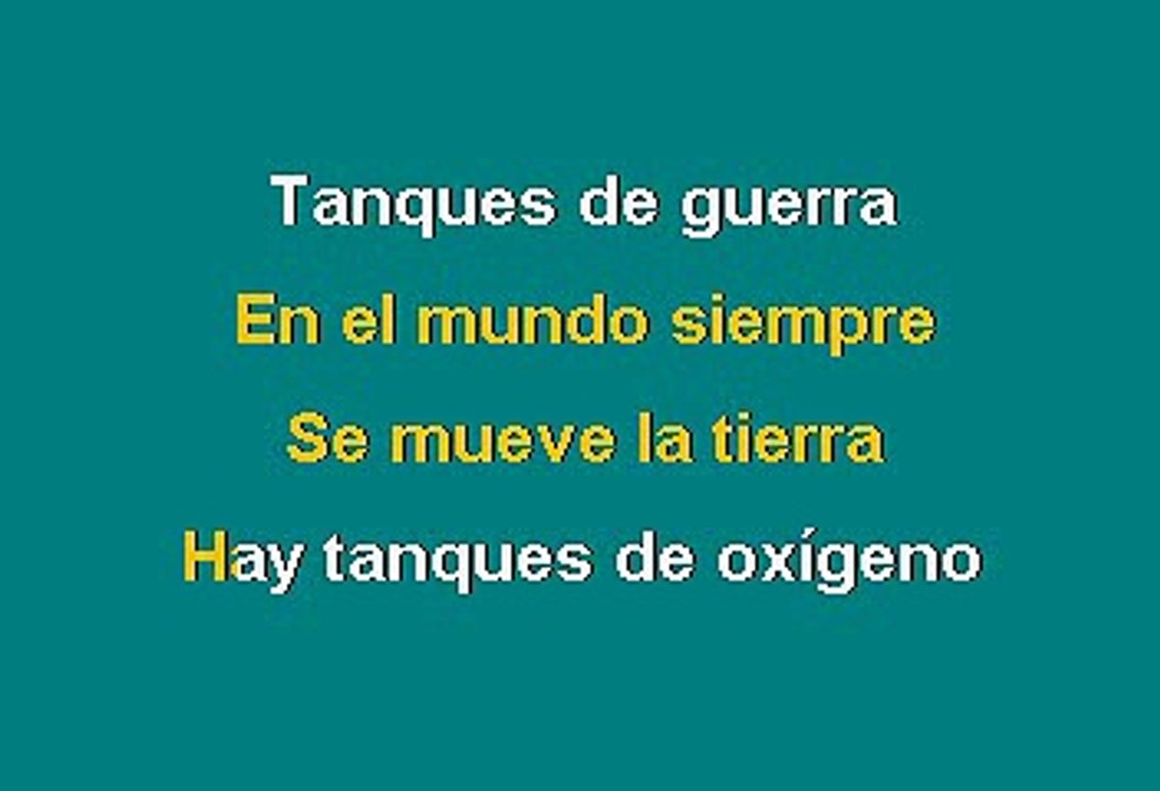 Calle 13 y Café Tacuba - No hay nadie como tú (Karaoke)