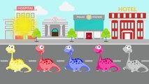 Et animaux des voitures les couleurs couleurs dinosaure pour dans enfant Apprendre leçon nombre le le le le la avec hosital