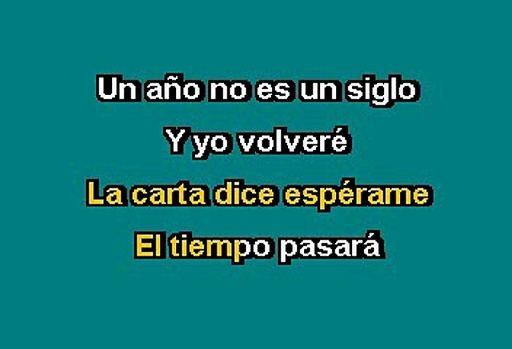 Diego Verdaguer - Volveré (Karaoke)