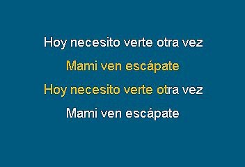 Escapate - Nigga y Flex (Karaoke)