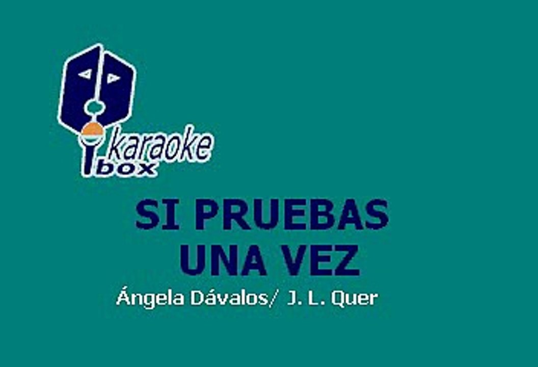 HA-ASH - Si pruebas una vez (Karaoke)