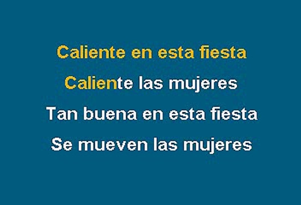 Ilegales - Fiesta caliente (Karaoke)