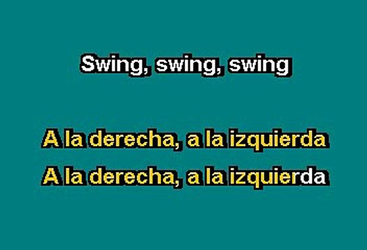 Los Hermanos Rosario - La dueña del swing (Karaoke)