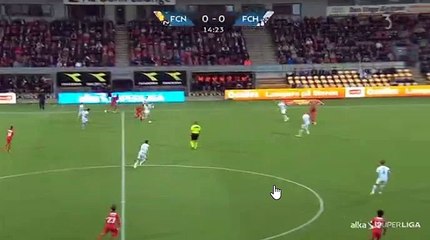 Ernest Asante  Goal HD - Nordsjaelland	1-0	Helsingor 21.08.2017
