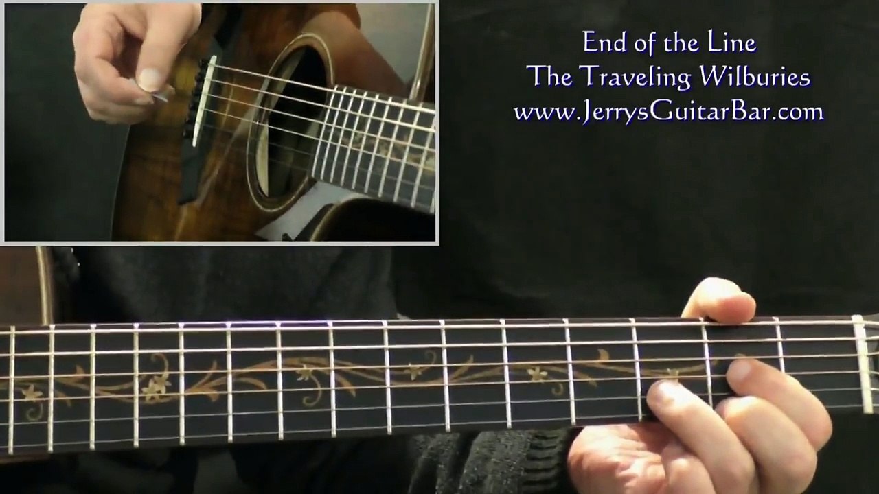 How To Play The Traveling Wilburys End of the Line (intro only)