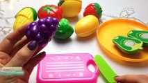 Aprender colores con Corte Fruta y vegetal jugar comida juego para Niños