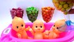Learn Colors M&Ms Chocolate Baby Doll Bath Time With Nursery Rhymes Finger Family Song.