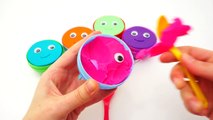 Mousse dans les tasses de crème glacée pâte de jeu coloré jouets surprise aux œufs de Pâques