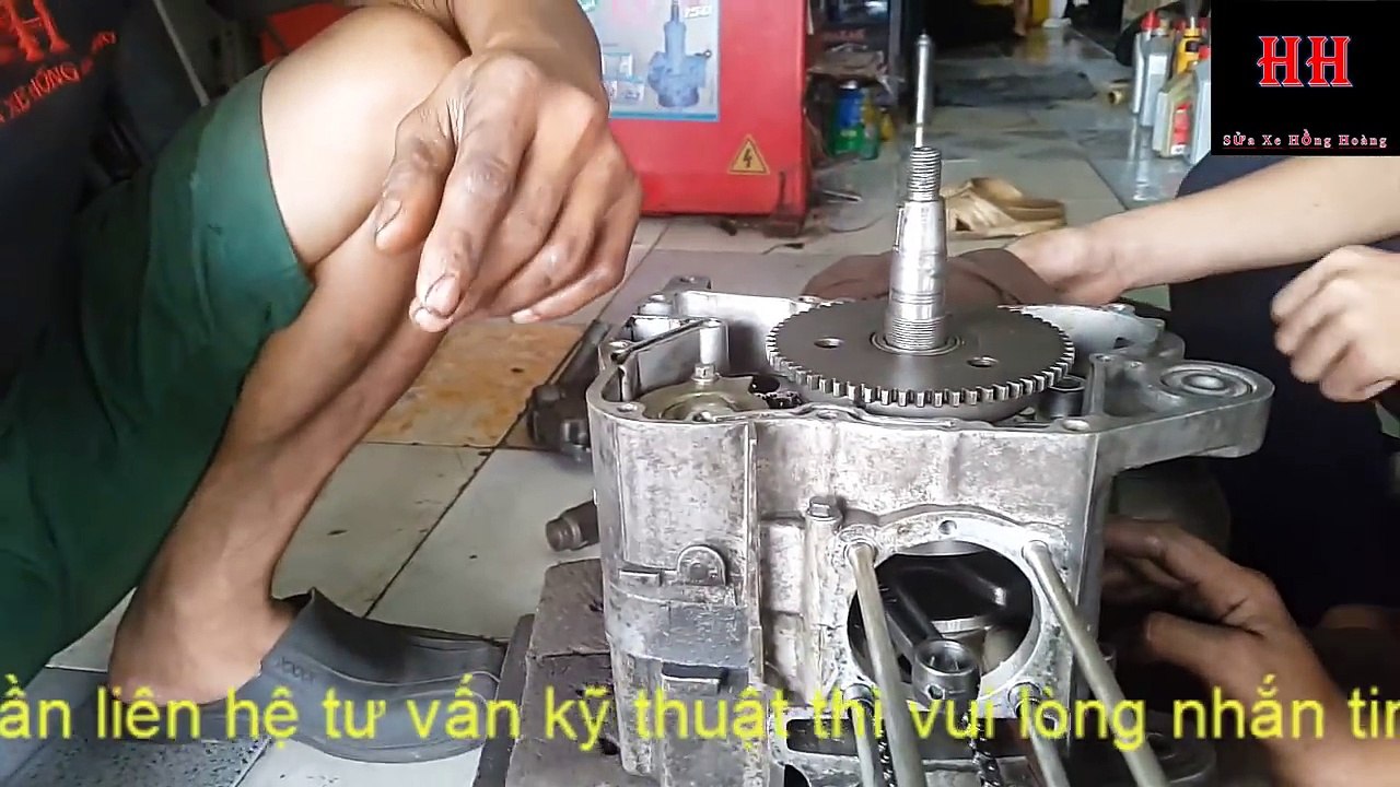 Hướng dẫn rã ráp xe máy Spacy Honda ( Full )