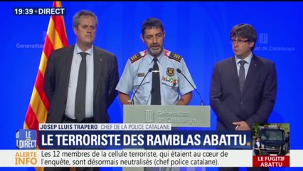 Le chef de la police catalane décrit comment Younes Abouyaaqoub a été abattu