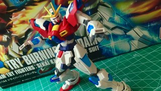 HG Try Burning Gundam Time Lapse Build