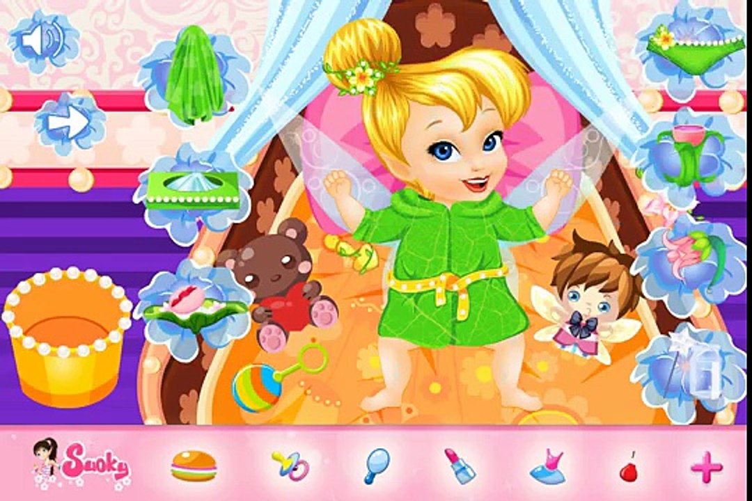 Bébé soins Conte de fée pour des jeux enfants en ligne fée Clochette Barbie 777