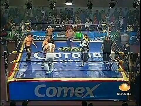 AAA-Sin Limite 2009.06.30 Cuautitlan Izcalli 05 Electroshock, Shiima Xion & Teddy Hart vs. Extreme Tiger, Jack Evans & La Parka
