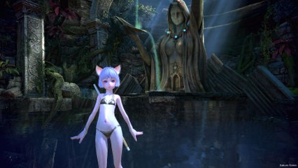 Tera Online: Lumière en bikini sous la fontaine (Décoration/Dormire)
