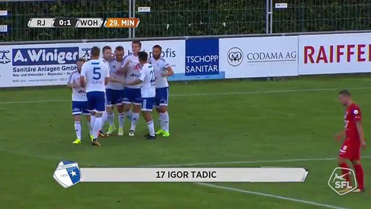 Rapperswil-Jona 3:2 Wohlen (Swiss Challenge League 19 August 2017)