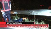 Beykoz-Riva yolunda kaza