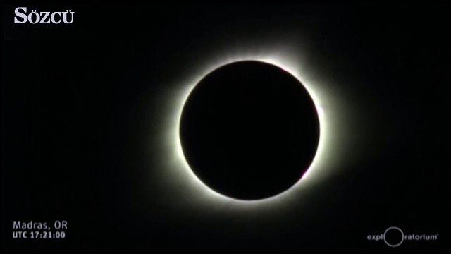 Güneş tutulması Sözcü’de canlı olarak izlendi