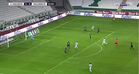 Musa Araz Goal HD - Konyaspor	3-0	Genclerbirligi 21.08.2017