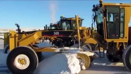 Epic High Deep Snow Removal Mega Machines 2017_ Grader, Truck, Loader, Bulldozer, Excavator, Tractor