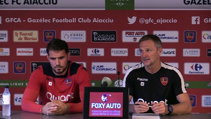 21/08 - Gazélec Ajaccio / Red Star - conférence d'avant-match
