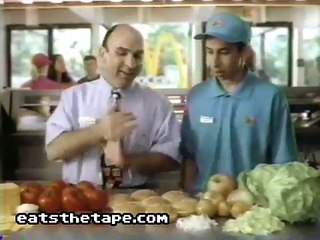 McDonald's Double Cheeseburger LT Training Television Commercial 1997