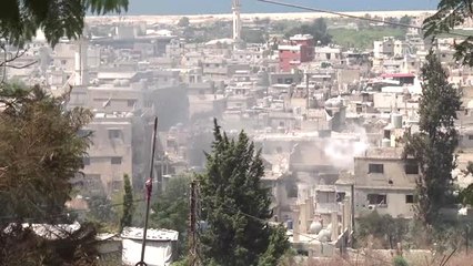 Lübnan'da Filistinli Mültecilerin Kaldığı Ayn El-Hılve Kampında Çatışmalar